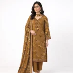 Al-Firdoos 3 Piece Digital Printed Cotton Suit