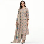 Chahat 3 Piece Digital Printed Cotton Bana Dora Suit