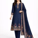 Al-Firdoos VOL-10001 Peach Floral 3 Piece Digital Printed Lawn Suit