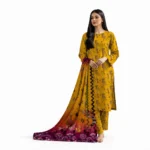 Firdous 3 Piece Digital Printed Cotton Suit
