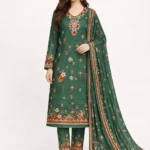 Khushi Digital Cotton VOL-12 All Over Floral 3 Piece Suit