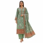Roshni 3 Piece Cream Floral Digital Printed Lawn Suit