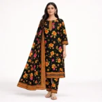 Chahat Classic Digital 3 Piece Cotton Suit