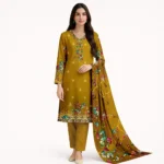 Charizma 3 Piece Digital Printed Cotton Suit