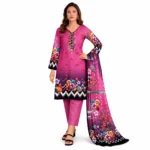 Charizma 3 Piece Digital Printed Cotton Suit