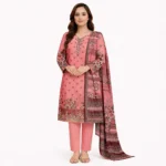 Charizma 3 Piece Digital Printed Cotton Suit