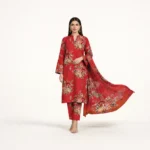 Charizma 3 Piece Digital Printed Cotton Suit