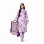 Charizma 3 Piece Digital Printed Cotton Suit