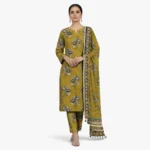 Charizma 3 Piece Digital Printed Cotton Suit