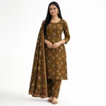 Firdous All Over 3 Piece Digital Printed Cotton Suit