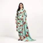 Fivee Star 3 Piece Digital Printed Cotton Suit