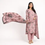Fivee Star 3 Piece Digital Printed Cotton Suit