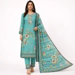 Fivee Stars 3 Piece Digital Printed Cotton Suit