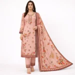 Fivee Stars 3 Piece Digital Printed Cotton Suit