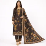 Fivee Stars 3 Piece Digital Printed Cotton Suit