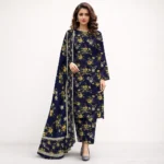 Five Stars 3 Piece Digital Printed Cotton Suit