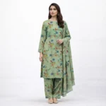 Five Stars 3 Piece Digital Printed Cotton Suit